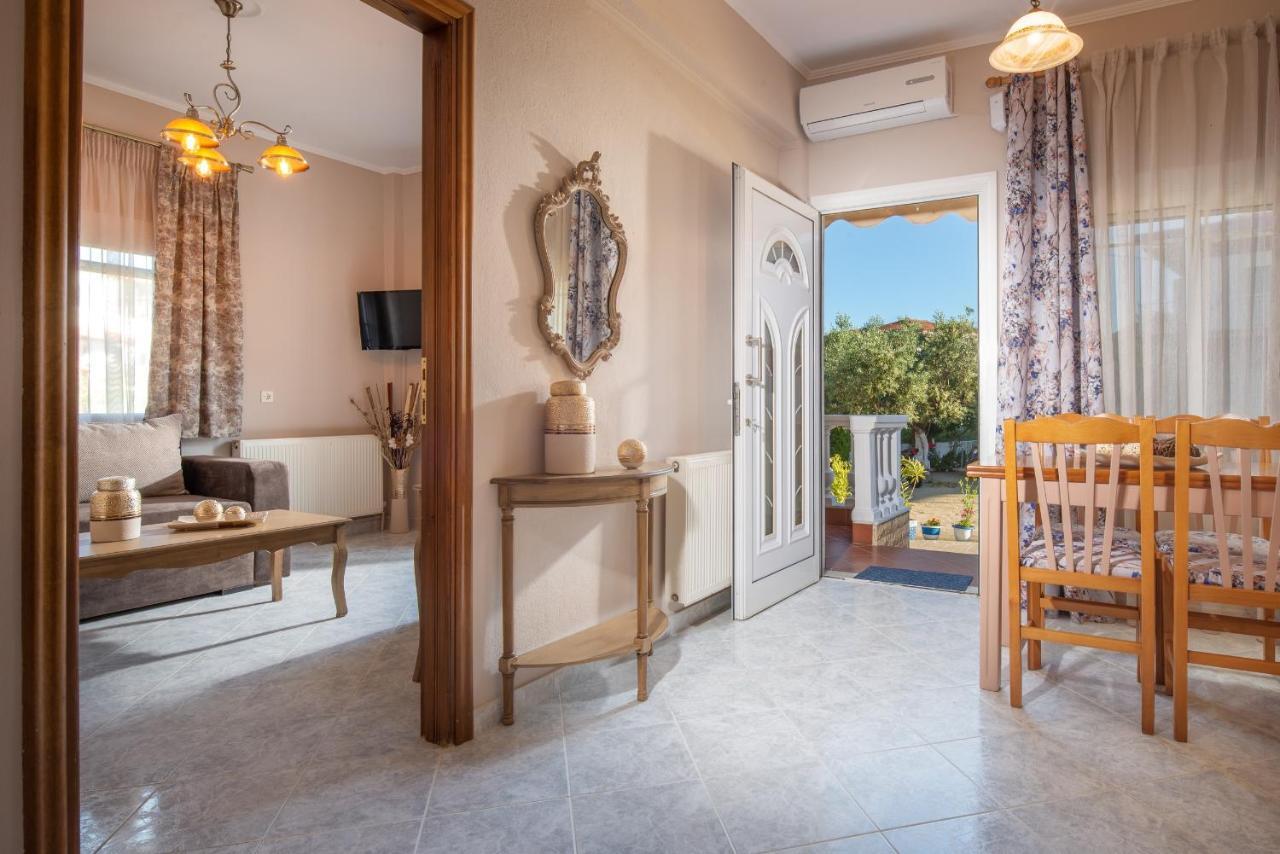 Family House Nikos Apartman Szikiá Kültér fotó