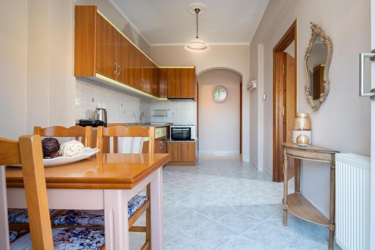 Family House Nikos Apartman Szikiá Kültér fotó