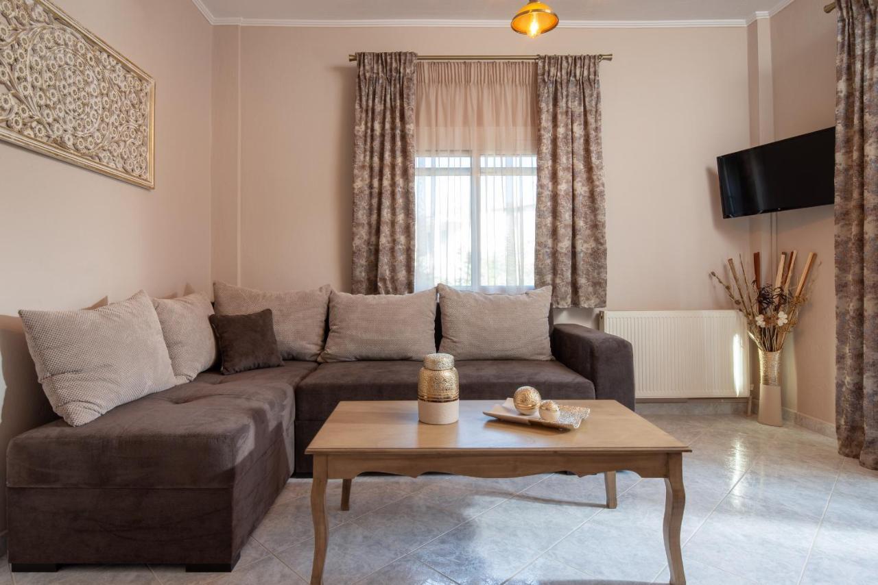 Family House Nikos Apartman Szikiá Kültér fotó