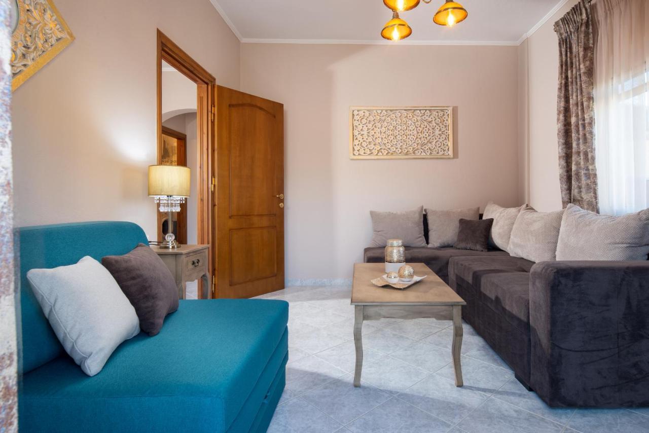 Family House Nikos Apartman Szikiá Kültér fotó