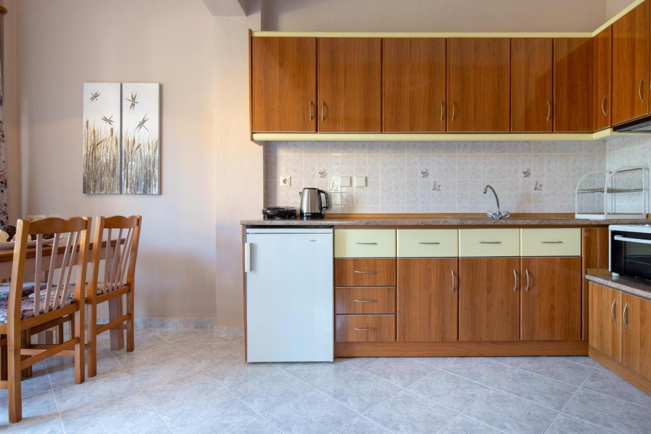 Family House Nikos Apartman Szikiá Kültér fotó